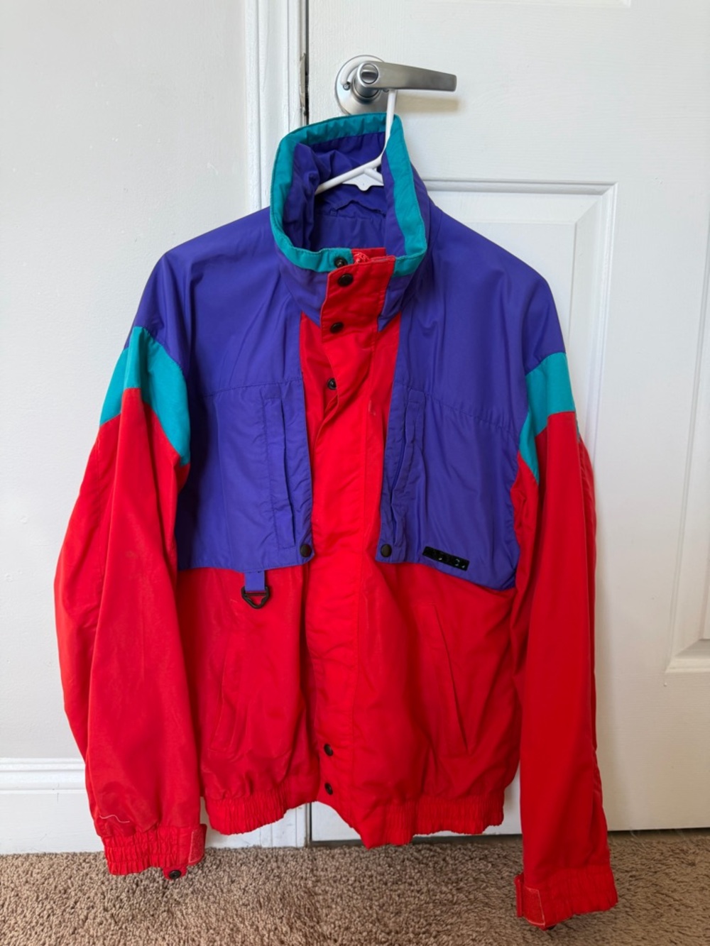 Vintage Colorblock Windbreaker/Ski Jacket